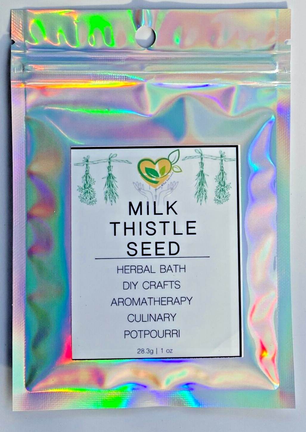 Milk Thistle Seed Cut & Sifted Organic Herb Natural Herbal 28.3g 1 OZ