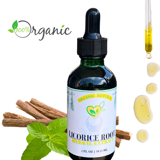 Licorice Root Extract Non-Alcohol Tincture Liquid Drop Respiratory Digestion 2oz