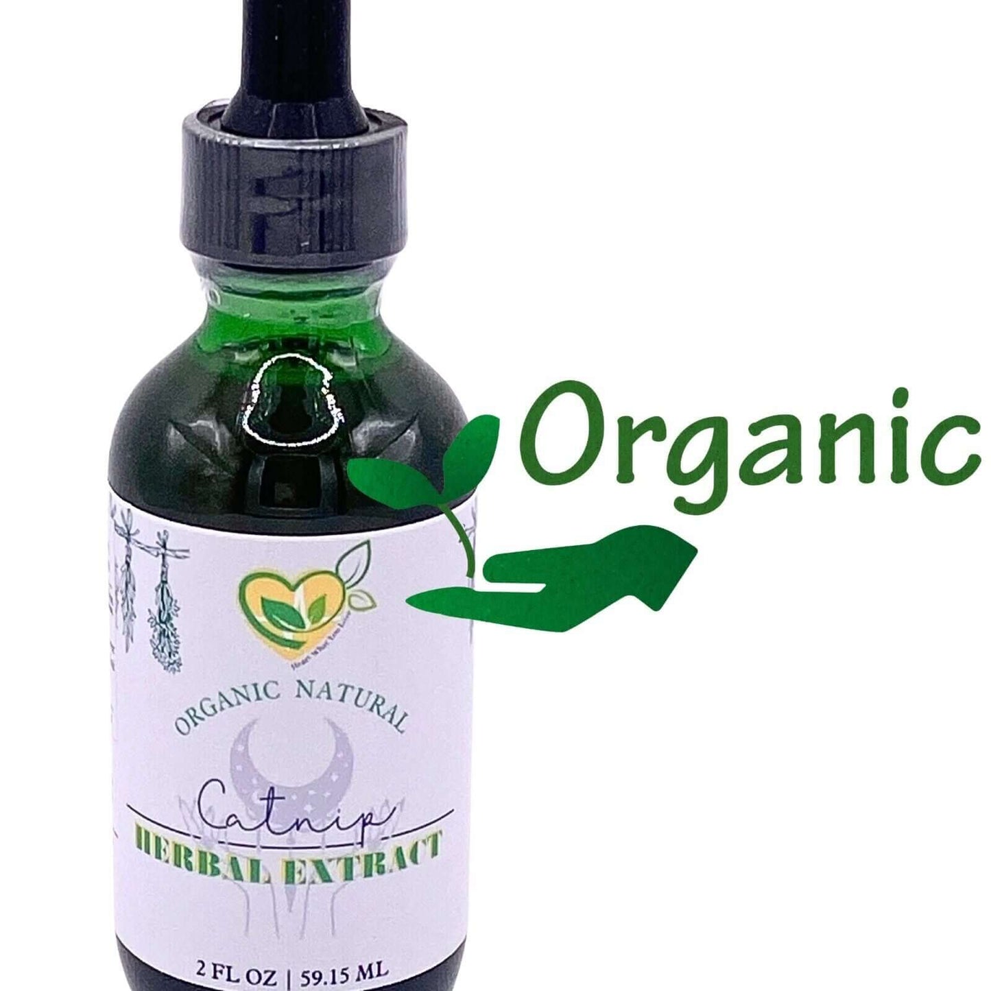 Catnip Tincture Organic Liquid Herbal Drops Natural Mood Sleep 2 OZ Bottle