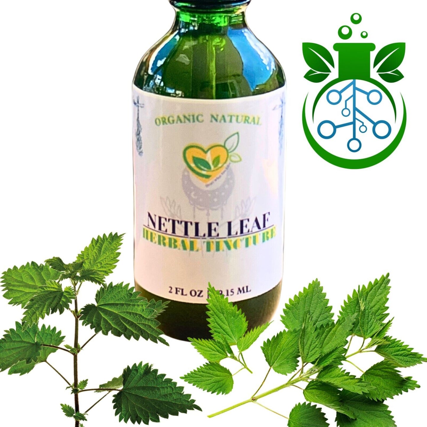 Nettle Leaf Tincture Organic Liquid Herbal Drops Natural Liver Digestive 2oz