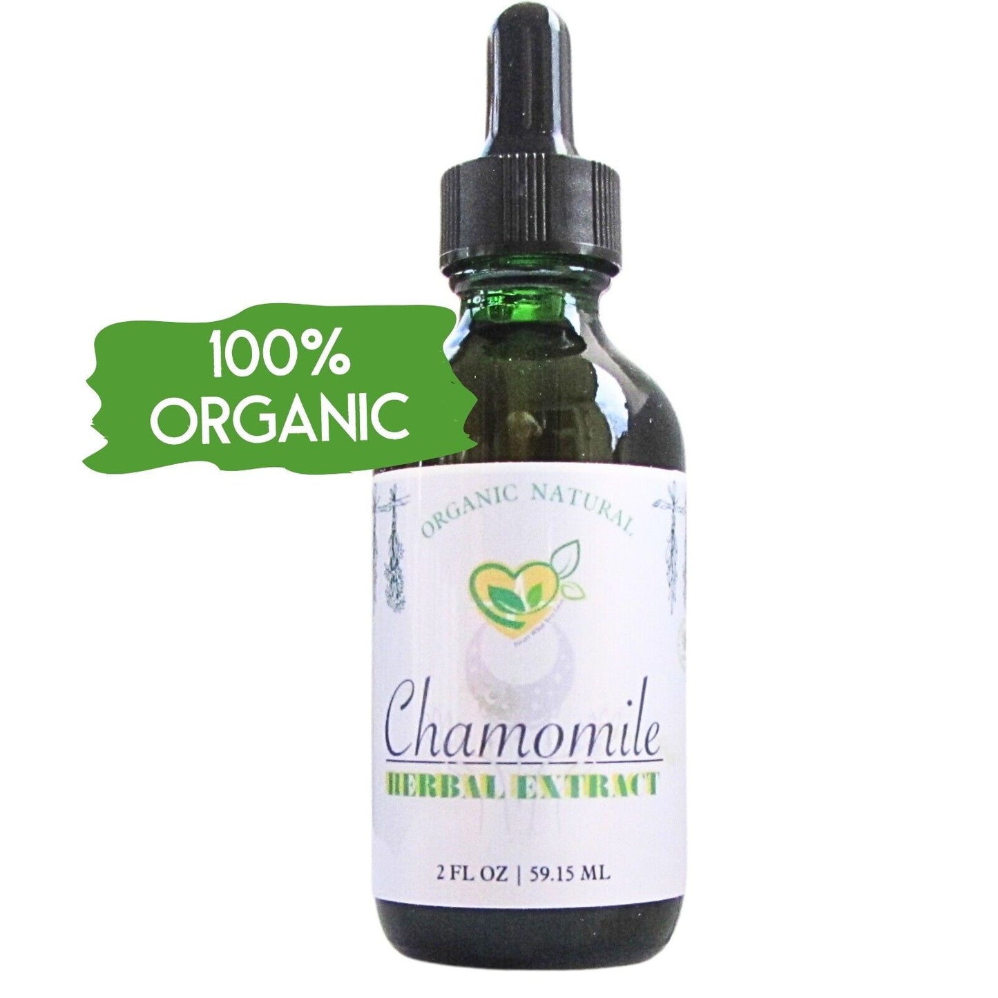 Chamomile Extract Non-Alcohol Tincture Organic Liquid Herbal Drops PlantBase 2Oz