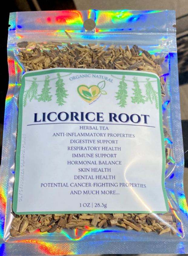 Licorice Root Herb Natural Organic Dried Kosher Ready Glycyrrhiza Glabra 28.3g