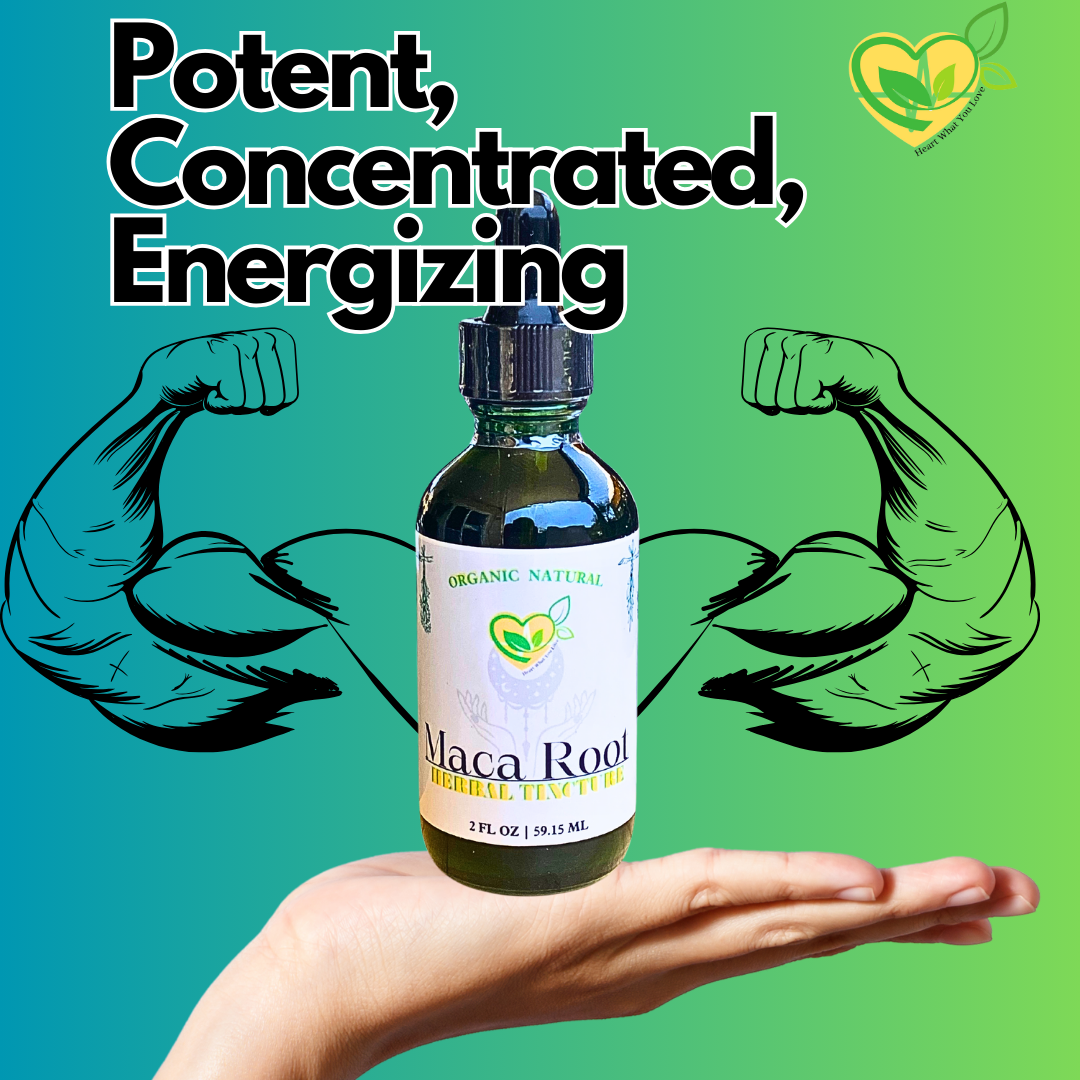 Maca Root Tincture Pure Liquid Herbal Drops Natural Energy Stamina Balance 2 oz