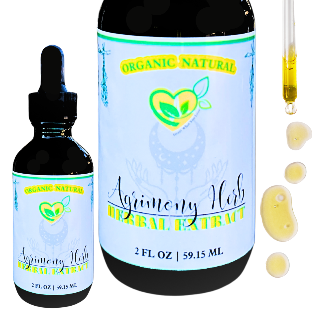 Agrimony Herb Extract Non-Alcohol Organic Liquid Herbal Drops Digestive Aid 2oz