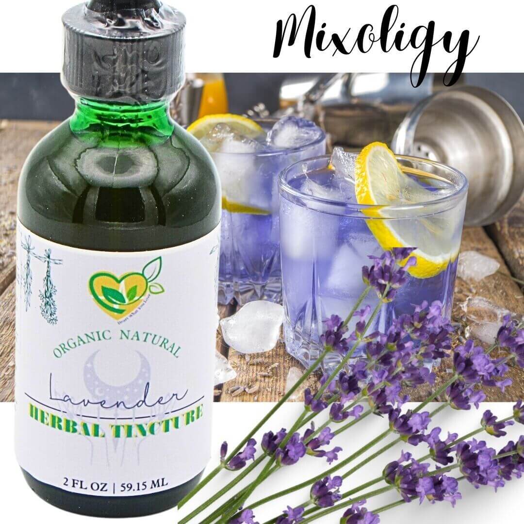 Lavender Tincture Organic Max Strength Liquid Herb Drops Natural Calm Stress 2oz