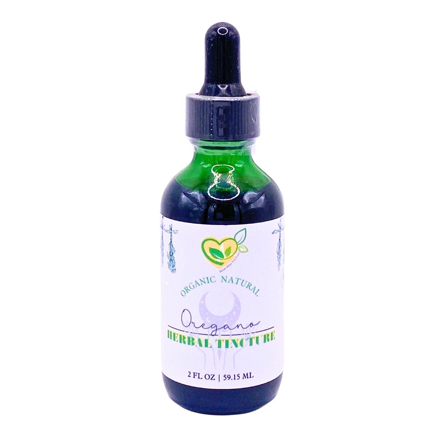 Oregano Tincture Liquid Herbal Drops 2oz Digestive Breath immune Skin Aid