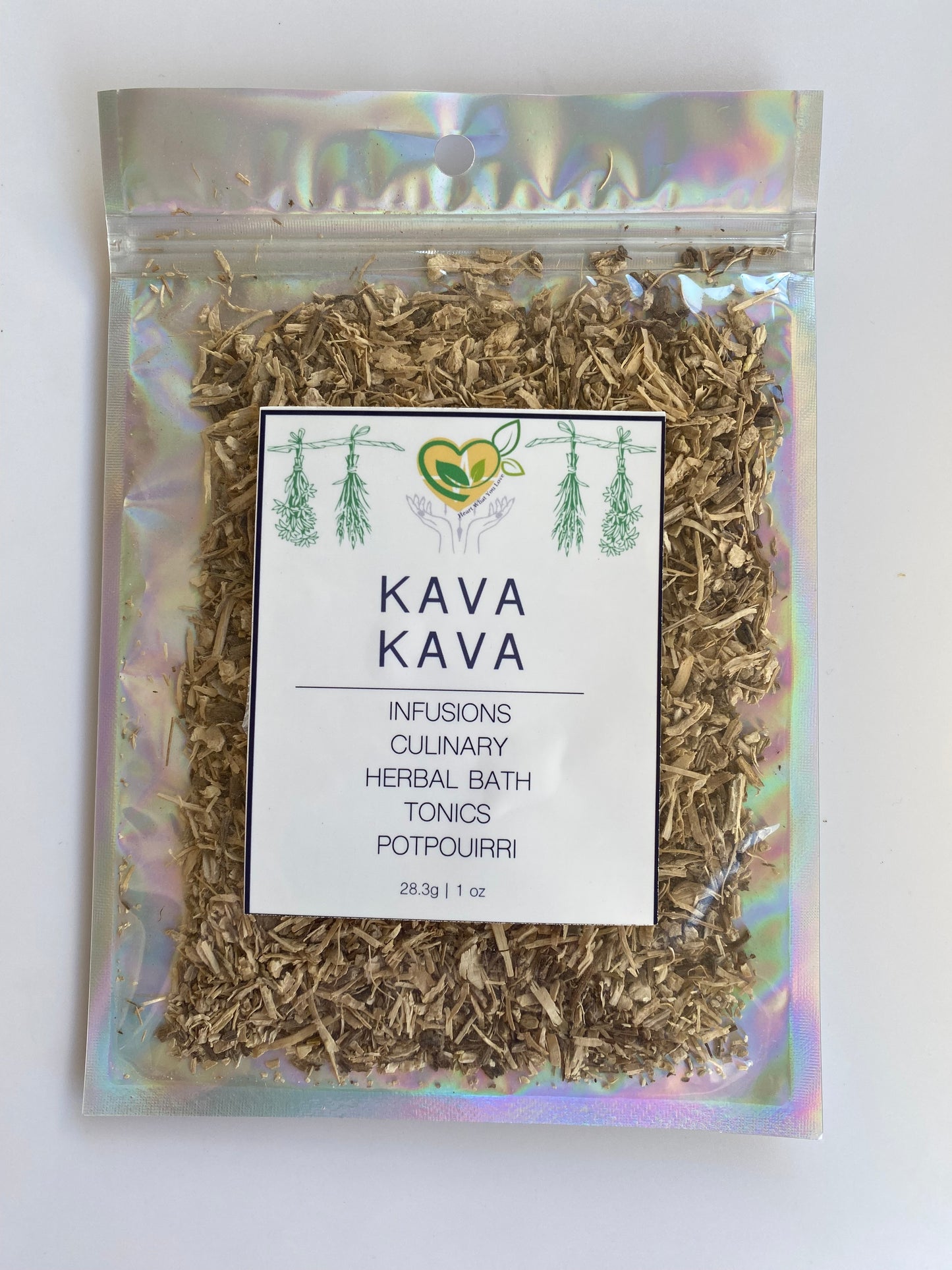 KAVA KAVA Root Organic Natural Dried Herbs Spices Apothecary 28.3g Bag 1 OZ Ritual and Ceremony