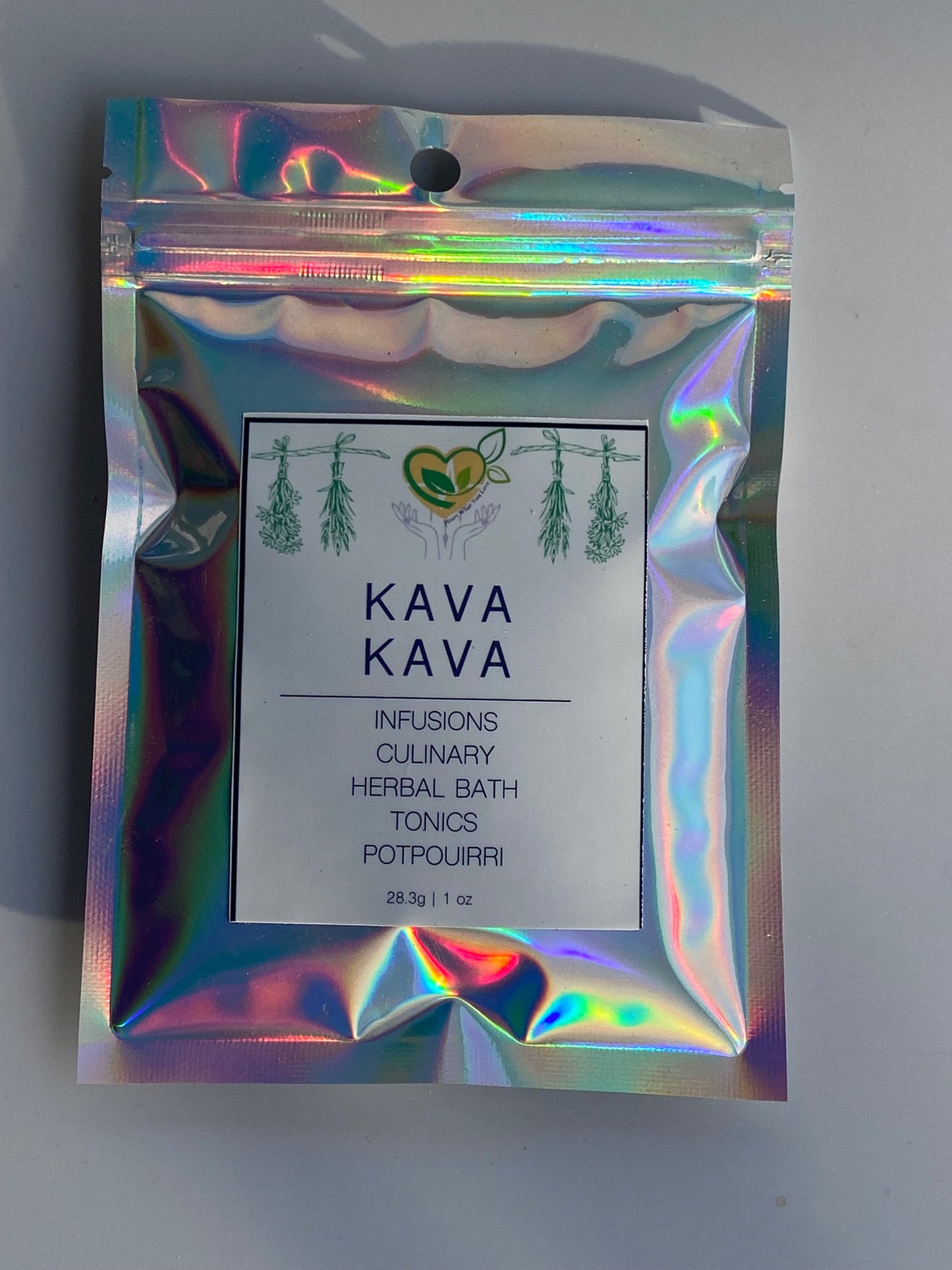 KAVA KAVA Root Organic Natural Dried Herbs Spices Apothecary 28.3g Bag 1 OZ Ritual and Ceremony