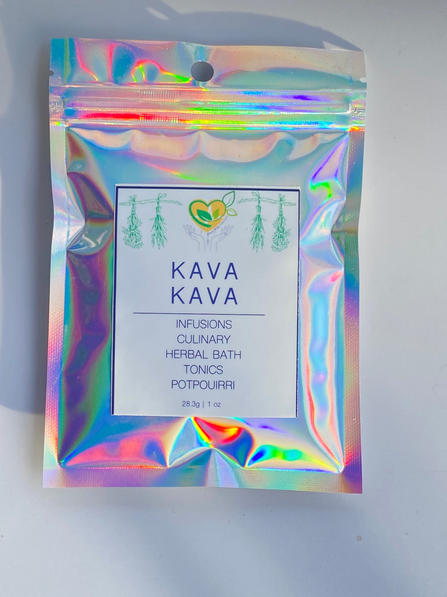 KAVA KAVA Root Organic Natural Dried Herbs Spices Apothecary 28.3g Bag 1 OZ Ritual and Ceremony