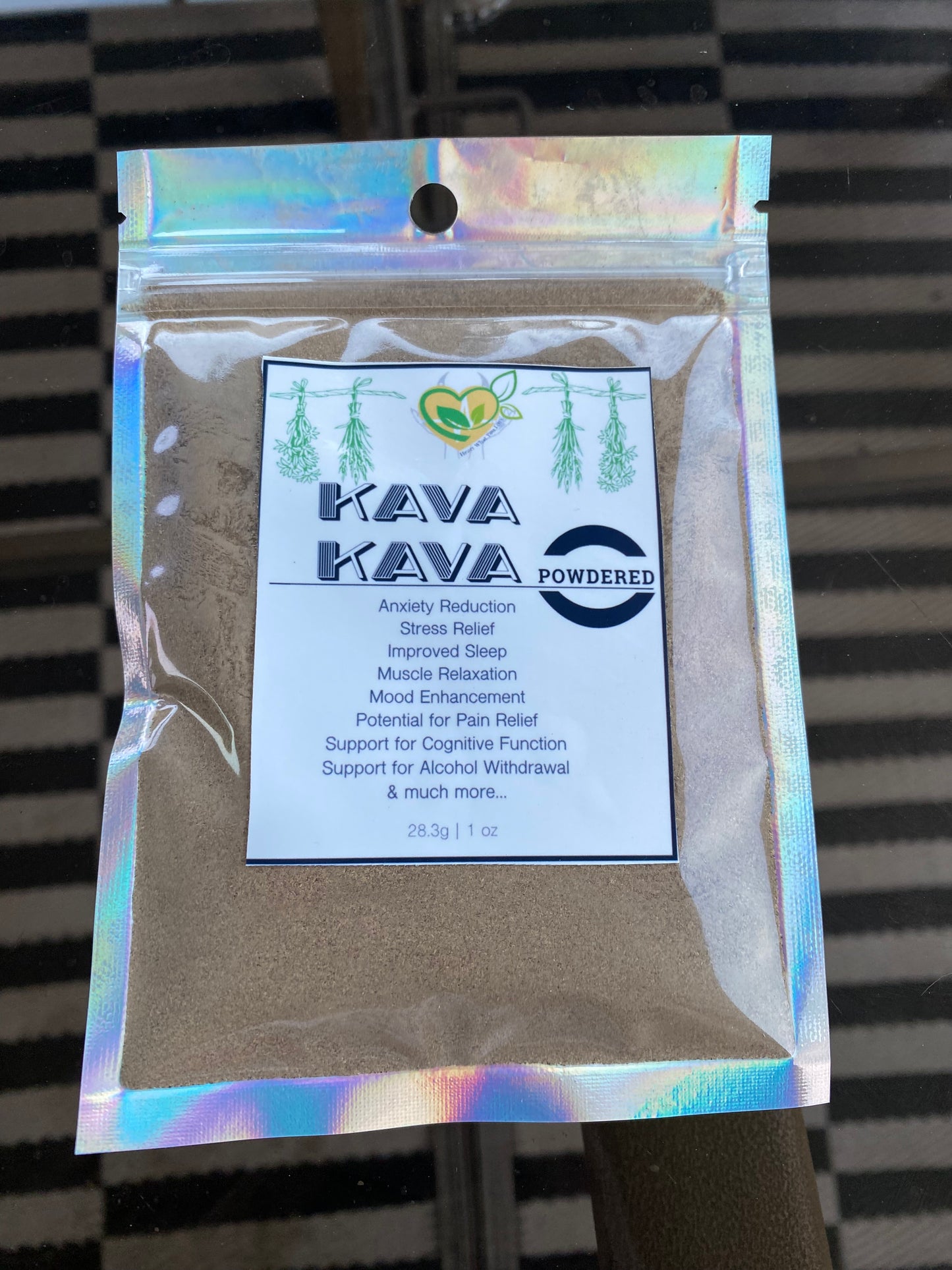 Kava Kava Root Powder Ready Organic Natural Dried Herbs Apothecary 28.3g Bag 1 OZ Ritual and Ceremony (Copy)