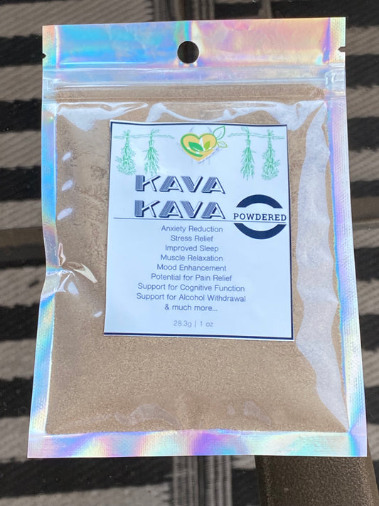 Kava Kava Root Powder Ready Organic Natural Dried Herbs Apothecary 28.3g Bag 1 OZ Ritual and Ceremony (Copy)