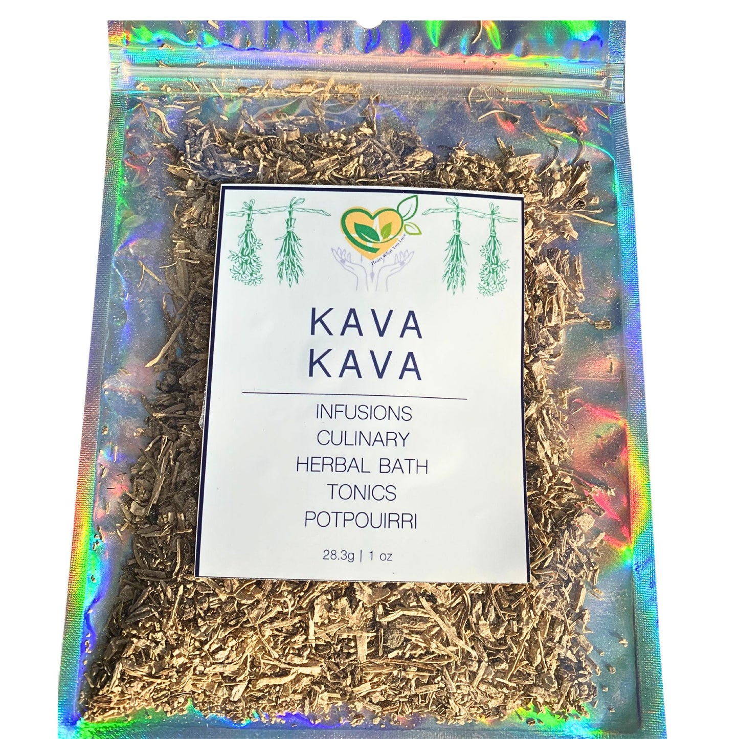 KAVA KAVA Root Organic Natural Dried Herbs Spices Apothecary 28.3g Bag 1 OZ Ritual and Ceremony