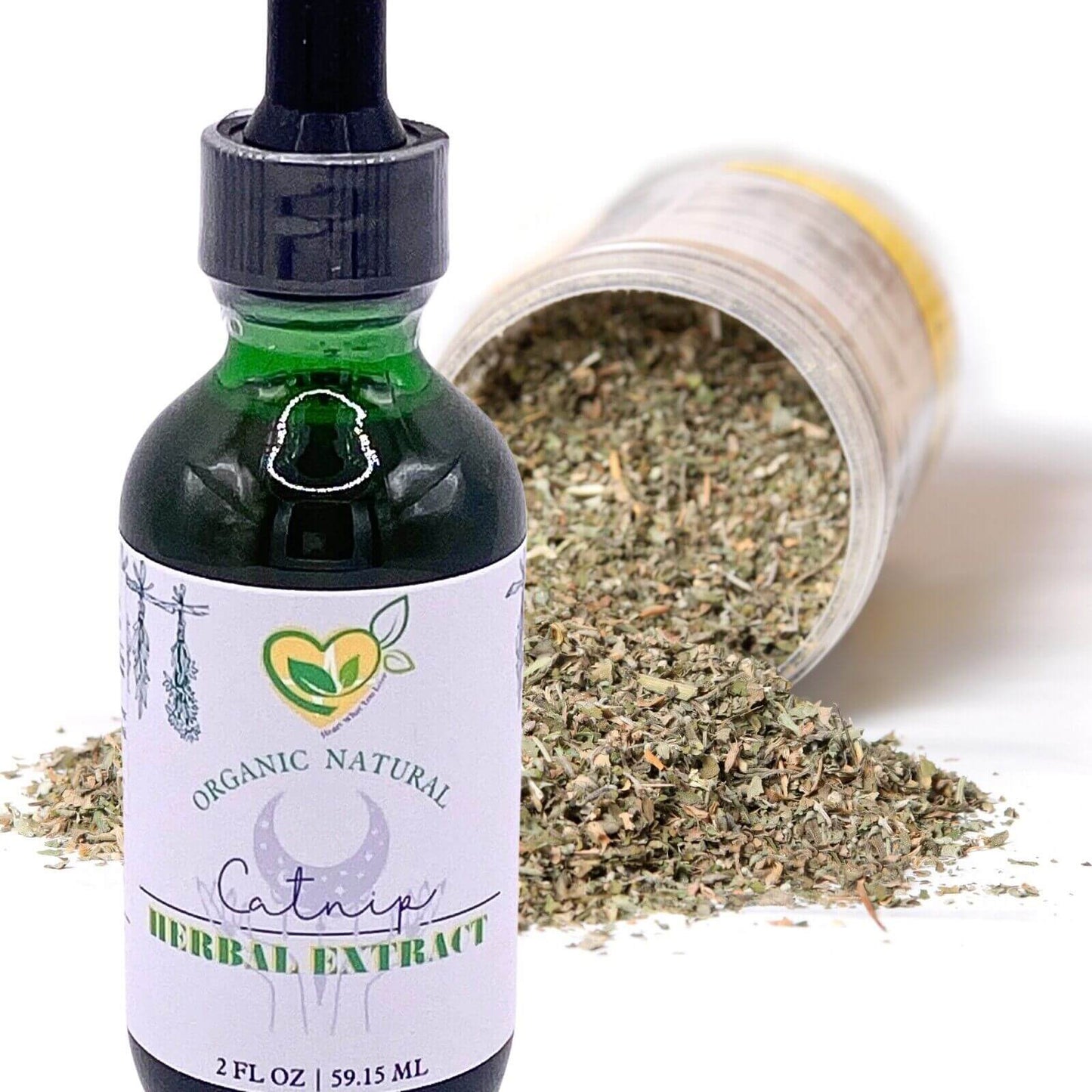 Catnip Tincture Organic Liquid Herbal Drops Natural Mood Sleep 2 OZ Bottle