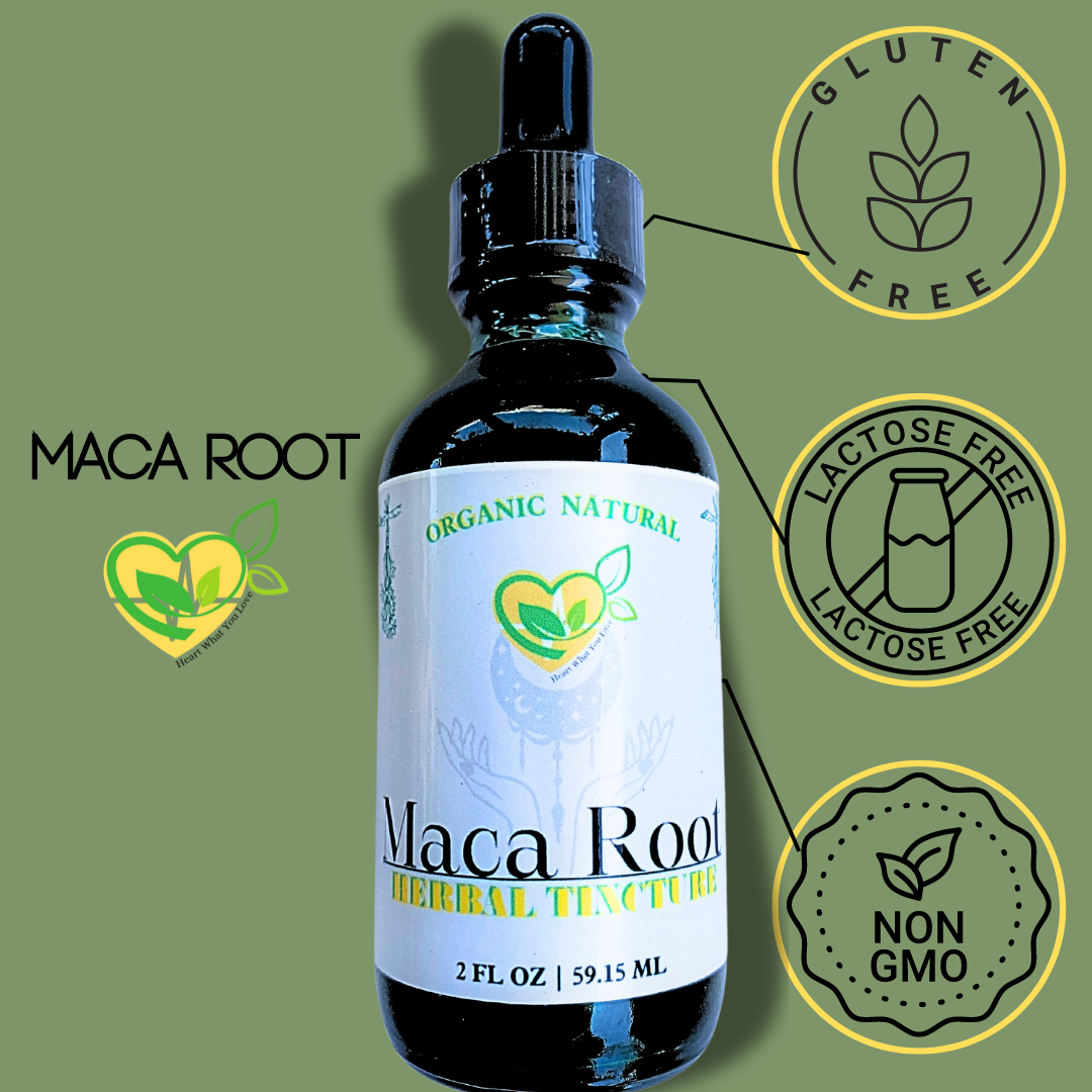 Maca Root Tincture Pure Liquid Herbal Drops Natural Energy Stamina Balance 2 oz