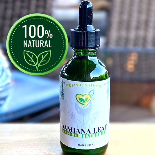 Damiana Tincture Liquid Herbal Drops 2 FL OZ Natural Organic Plant-base Extract