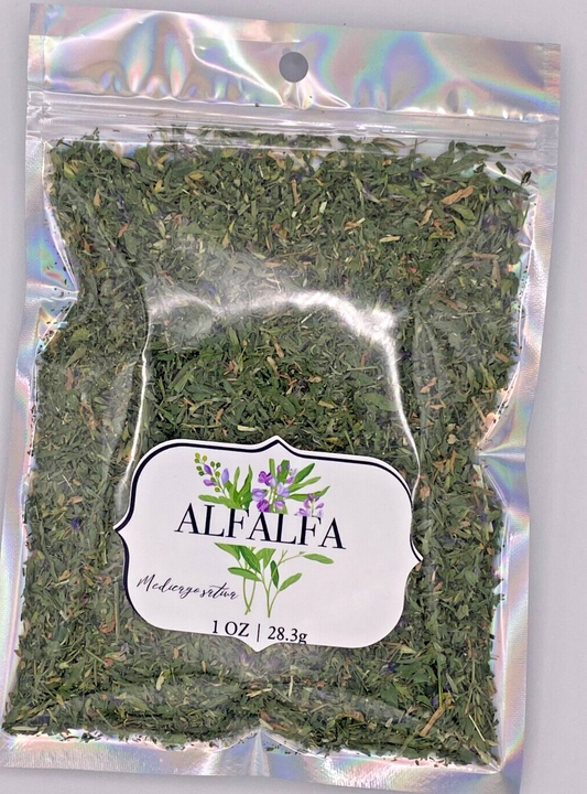 Alfalfa Leaf Cut & Sifted Organic Herb Natural Botanical Plant-base 28.3g / 1 oz