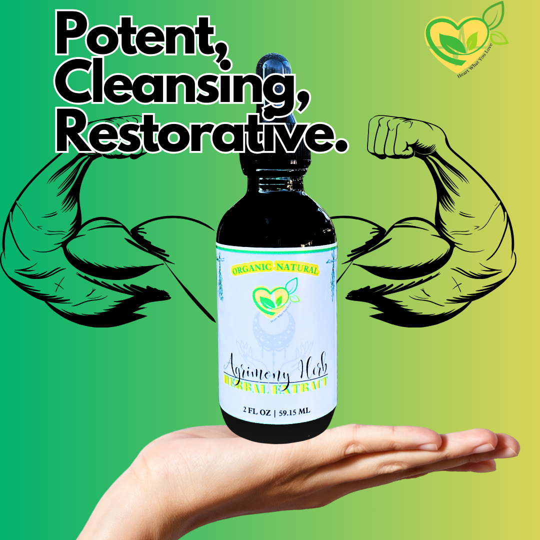 Agrimony Herb Extract Non-Alcohol Organic Liquid Herbal Drops Digestive Aid 2oz